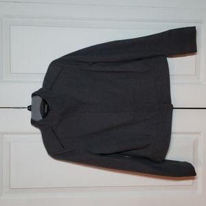 Vintage Mossimo Supply Co.  Gray Wool Jacket w/Black Piping Size Medium